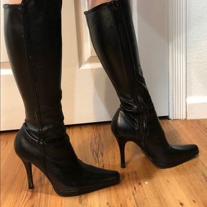 Chinese Laundry women boots, knee high, black